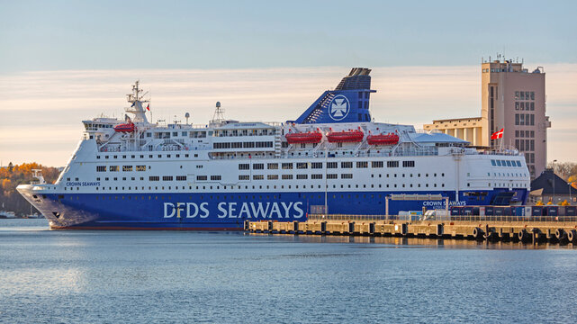 Crown Seaways Cruiser at Dock in Oslo Norway