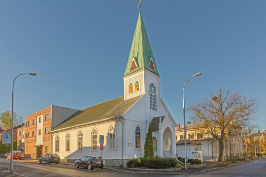 Methodist Church Building in Fredrikstad Norway