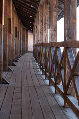 old wooden passageway