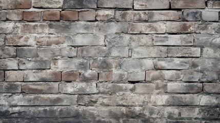 weathered gray brick wall