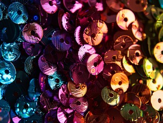 Vibrant Confetti A Spectrum of Color and Texture Generative AI