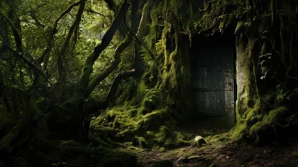  forest dark doorway © vectorwin