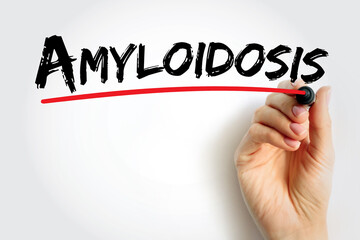Amyloidosis is a disease that occurs when a protein called amyloid builds up in organs, text...