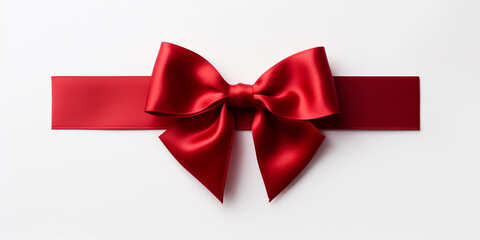 geometric pattern, crimson coloured ribbon bow сreated with Generative Ai