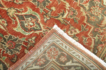Textures and patterns in color from woven carpets - 777151856