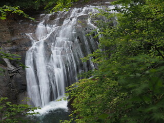 Banjiri Hakusen Falls, Eniwa City, Hokkaido