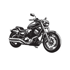 Obraz na płótnie Canvas Motorbike isolated on white background