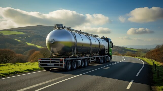 flatbed carbon dioxide tank