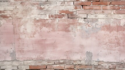 weathered brick wall pink