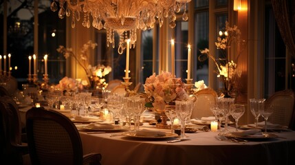 Fototapeta na wymiar crystal blurred luxury house interior