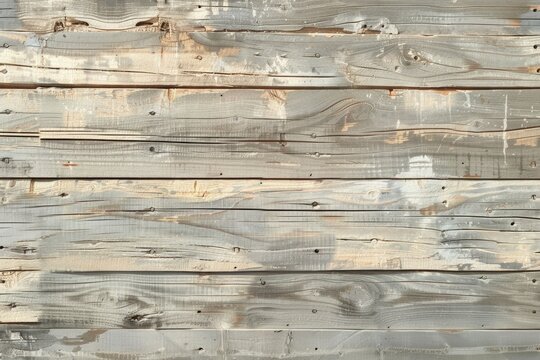 Cream wooden wall texture with old pattern  top view.