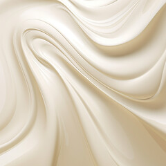 Fototapeta premium Abstract background of white ice cream.