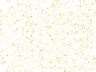 Gender Neutral Golden Rectangular Confetti