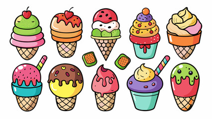 ice cream and