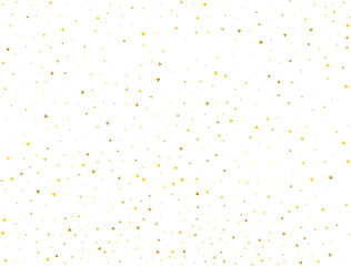 Yellow Triangle Confetti - obrazy, fototapety, plakaty
