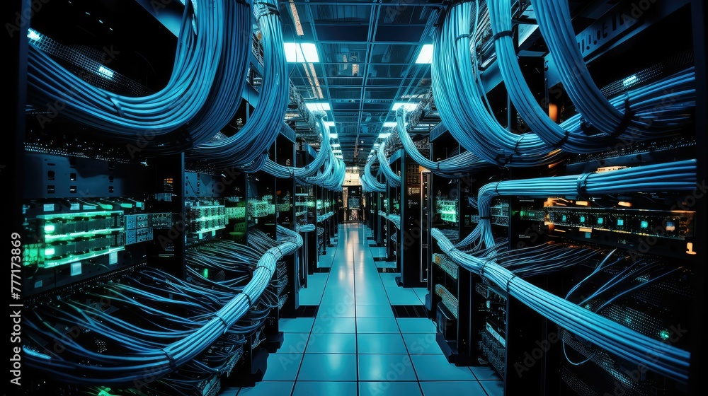Poster management cabling structured