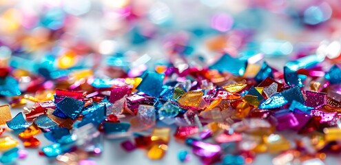 Vibrant Confetti A Colorful Celebration Generative AI