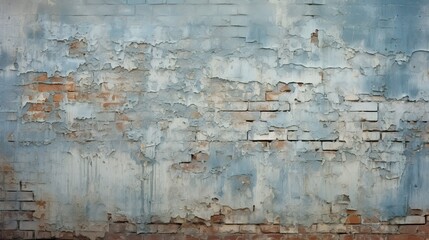 paint brick wall blue - obrazy, fototapety, plakaty