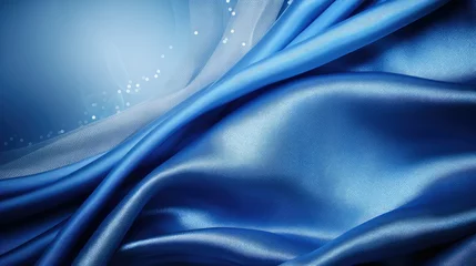 Foto op Plexiglas contrast royal blue and silver background © vectorwin