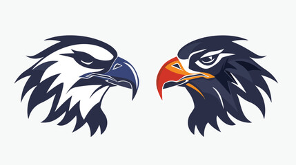 Eagle predator eye falcon bird logo logos business