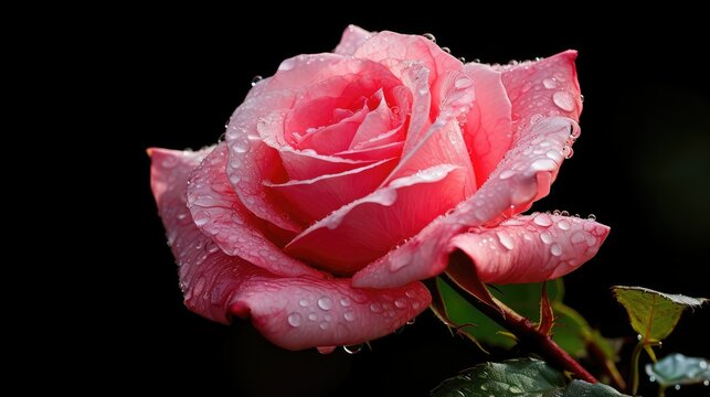 sunlight pink rose bud