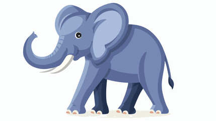 Elephant animal cute little cartoon icon