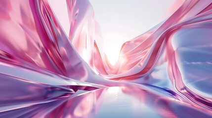 3D render abstract background display.