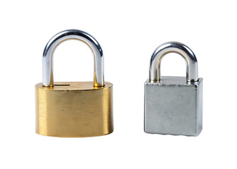 Fototapeta premium Lock isolated on transparent background