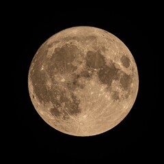 The blue moon from Surrey last night .