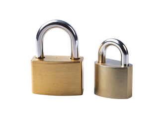 Fototapeta premium Lock isolated on transparent background