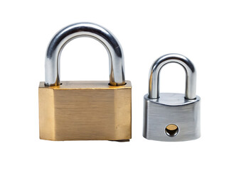 Naklejka premium Lock isolated on transparent background