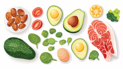 Sources of vitamin B3 include avocado nuts spinach