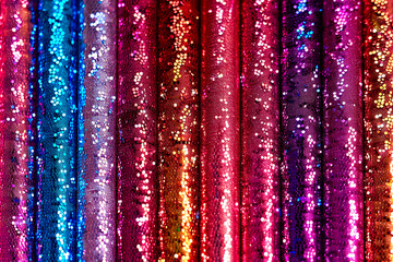 Festive shiny texture, abstract background with sparkling glitter, celebration concept