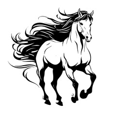 Obraz na płótnie Canvas horse illustration
