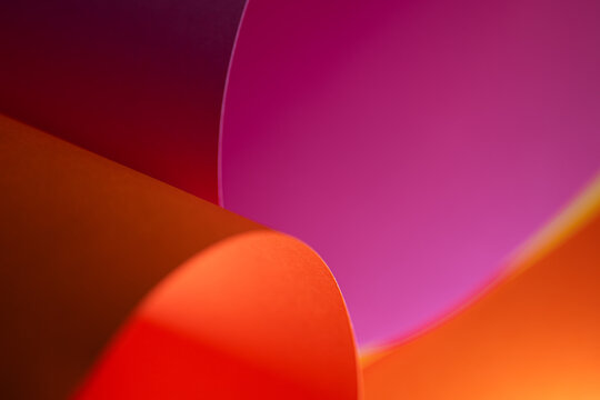 Abstract background. Paper rolls. Desktop backdrop wallpaper. Macro photography.