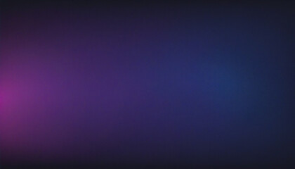 Dark blue purple color gradient background, grainy texture effect, web banner abstract design, copy space bright colors