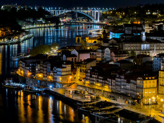 Architecture full of colors of Oporto in Portugal