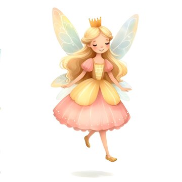 Watercolor Illustration Fairy 