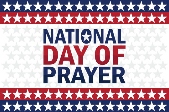 National Day of Prayer wallpaper with shapes and typography. National Day of Prayer, background