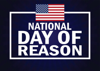Fototapeta premium National Day Of Reason. Suitable for greeting card, poster and banner