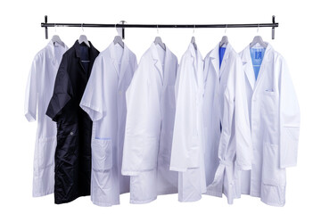 Lab Coat Display isolated on transparent background