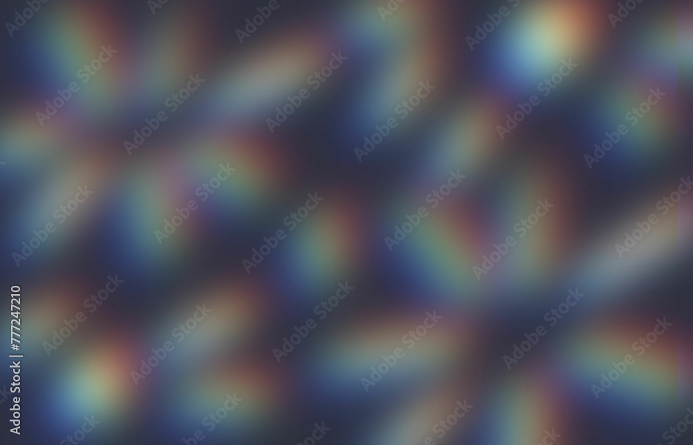 Wall mural abstract defocused image with chromatic aberration effect. lines of speculars and light.