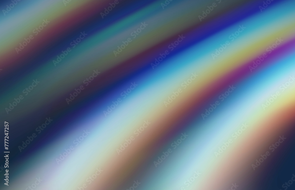 Wall mural abstract defocused image with chromatic aberration effect. lines of speculars and light.