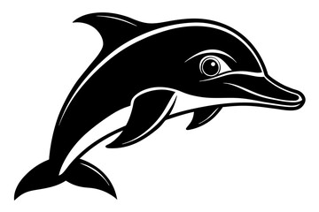 Dolphin Silhouette Vector Logo Art: Iconic Graphics & Illustrations ,dolphin silhouette design
