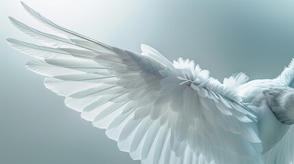Angel wing. Generative AI