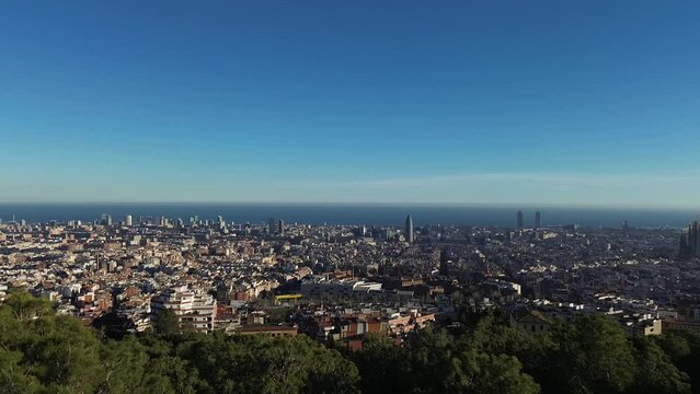 Barcelona, Espa&ntilde;a, vistas a&eacute;reas.