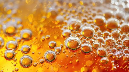 Beer bubbles. Generative AI