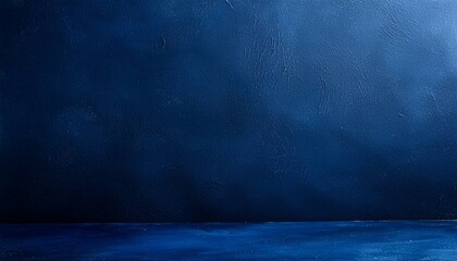 Textured Elegance: Navy Blue Stucco Wall Art - obrazy, fototapety, plakaty