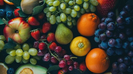 Fruits. Generative AI - obrazy, fototapety, plakaty