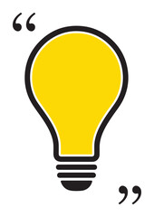 Light bulb with rays shine. Symbol of creativity, innovation, inspiration, invention and idea. Vector illustration